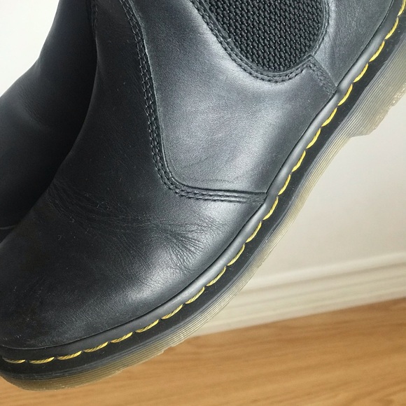 Dr Martens Chelsea Slip On Boots Air Wair Sz 8 - Picture 4 of 14